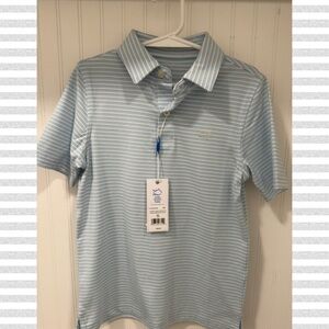 NWT Southern Tide Striped Polo (Boys Small)
